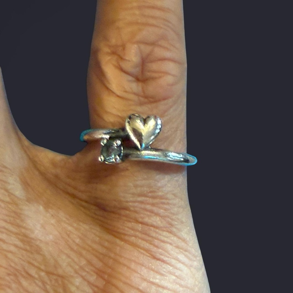 James Avery wrapped up in love birthstone ring (December)